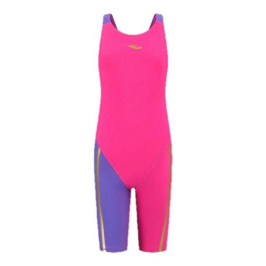 泳联认证浩沙儿童泳衣女专业竞速hosa女孩训练快干减阻鲨鱼皮泳装