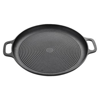 Extra large cast iron barbecue pan for outdoor commercial use