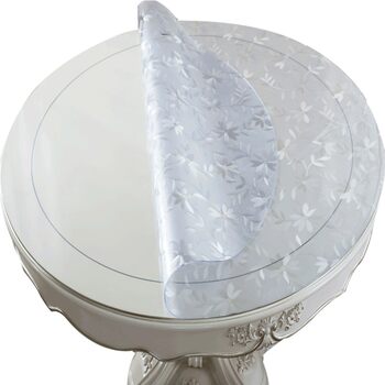 Thickened pvc round soft glass crystal panel table cushion Thickened pvc round soft glass crystal panel table cushion