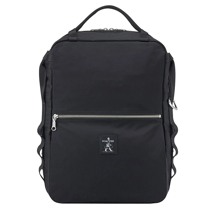 Porter International休閒雙肩揹包CURVE皺縮斜紋布手把可調節Taobao