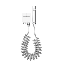(New Product) JOMOO Intelligent Toilet Companion Spray Gun Angle Valve One In Two Out Large Flow Angle Valve Piano Button