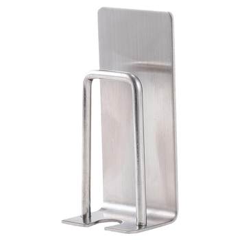 Mouth rinse cup toothbrush rack without punching toilet