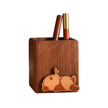 High-end walnut sapele creative pen holder for gift giving