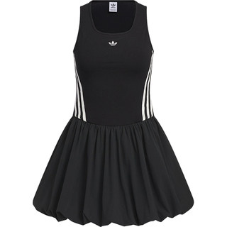 Adidas/阿迪达斯官方正品2025女士透气无袖花苞运动连衣裙KE5074