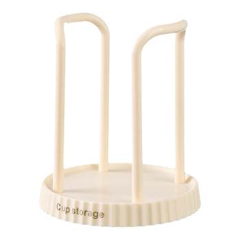 Desktop paper cup storage shelf bar milk tea coffee shop