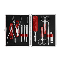 Zwilling nail clipper set for manicure high-end hawk-beak pliers tweezers cuticle removal scissors ten-piece set