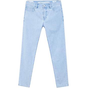 Jack Jones Ice Oxygen Bar Jeans Men's Slim Fit Small Feet Cool Men's Pants High Elastic Tapered Pants Summer New
