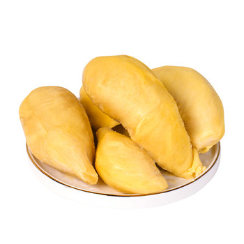 Thai golden pillow durian meat frozen is plump, soft, glutinous and sweet