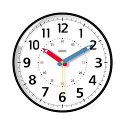 Early Education Wall Clock, Silent Clock for Bedroom, Classroom Learning, Quartz Home Wall Clock, Children's Room, Study Room, Living Room