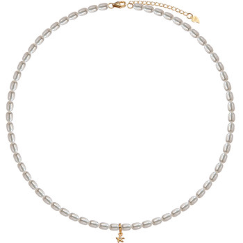 Nanzhu palace s925 silver freshwater pearl millet necklace