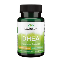 Swanson Swanson Dehydroepiandrosterone Capsules Womens DHEA American Ovarian Care and Conditioning Nutrition