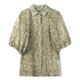 ເສື້ອຢືດ chiffon ຄົນອັບເດດ: ແຂນສັ້ນ floral ທີ່ສວຍງາມ