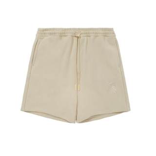 Ape man embroidered sports shorts bapeblack