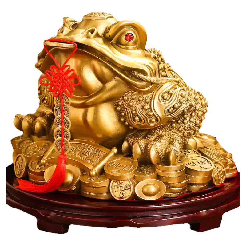 黃銅三足金蟾擺件三腳金蟾蜍金蟬酒櫃客廳