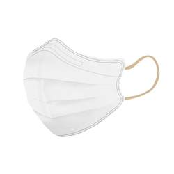 Japanese V-face small face disposable new three-layer wave mask fashionable version dust-proof breathable men and women trendy style