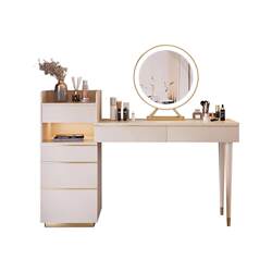 Mousse Group's Aimu Dressing Table Slate Light Luxury Dressing Table Cabinet Integrated Casual Small Apartment Cream Style