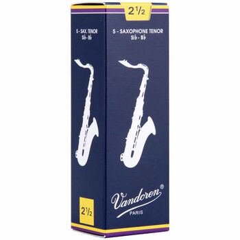 Vandoren/Vendelin reed ກ່ອງສີຟ້າ tenor saxophone reed B flat ຄລາສສິກນໍາເຂົ້າຈາກຝຣັ່ງ