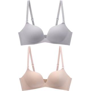 Mannfen 2 pieces of sexy breasts without steel rims without trace women's underwear suits small breasts gathered to support comfortable light