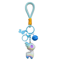 2024 new colorful Yuluyou car keychain mens school bag pendant safe journey key chain womens