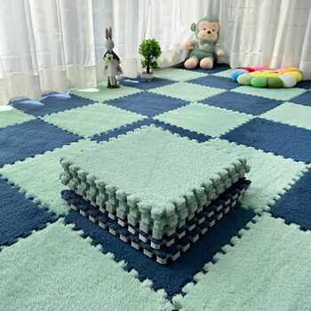 Bedroom balcony mat, universal carpet for all seasons, bay window mat, window sill cushion, cuttable plush stitching floor mat, thickening