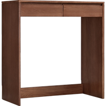 Lins Home Retro Solid Wood Sideboard Telescopic Dining Table Integrated Wall Living Room Small Apartment Oak Storage Cabinet