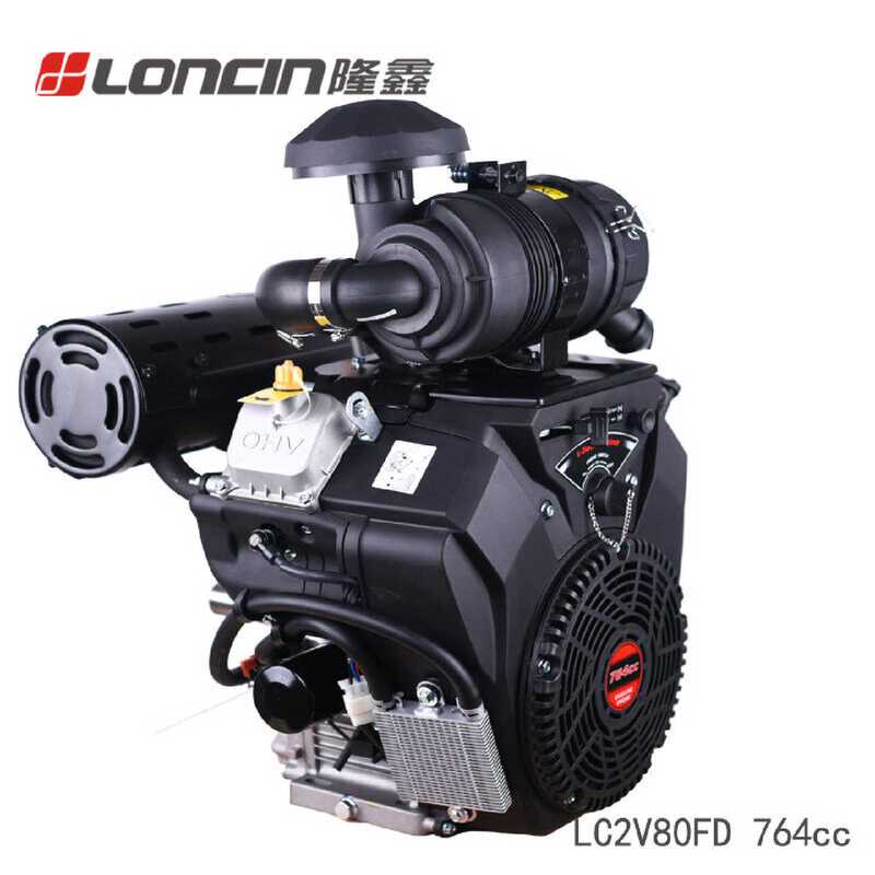 Loncin Dual-Cylinder 27 Horsepower Lc2V80Fd Gasoline Engine 764Cc for Marine Cleaning Machines 17Kw