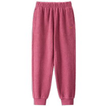 Jiao Nei Repi 5 Series Polar Fleece Childrens Pants Girls Boys Warm Pants Sports Baby Childrens Clothing Autumn and Winter Style