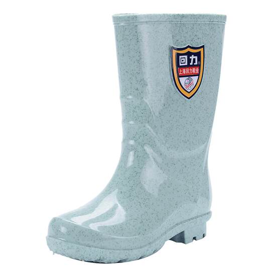 回力雨鞋女士加绒成人中筒时尚保暖胶鞋防滑水鞋高筒雨靴春季套鞋