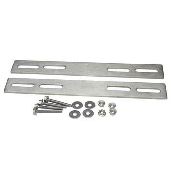 4 thick 304 stainless steel motorcycle trunk beaded bottom plate electric vehicle trunk takeout box fixing clip 300