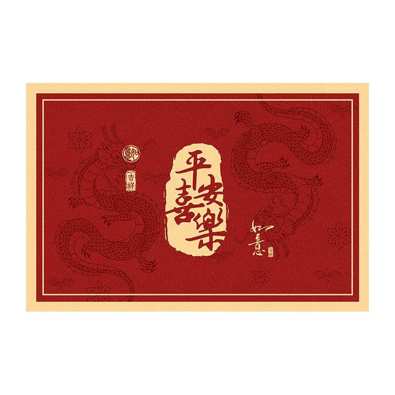 1-year warranty on first-line manufacturer's no-wash fiber su red doormat