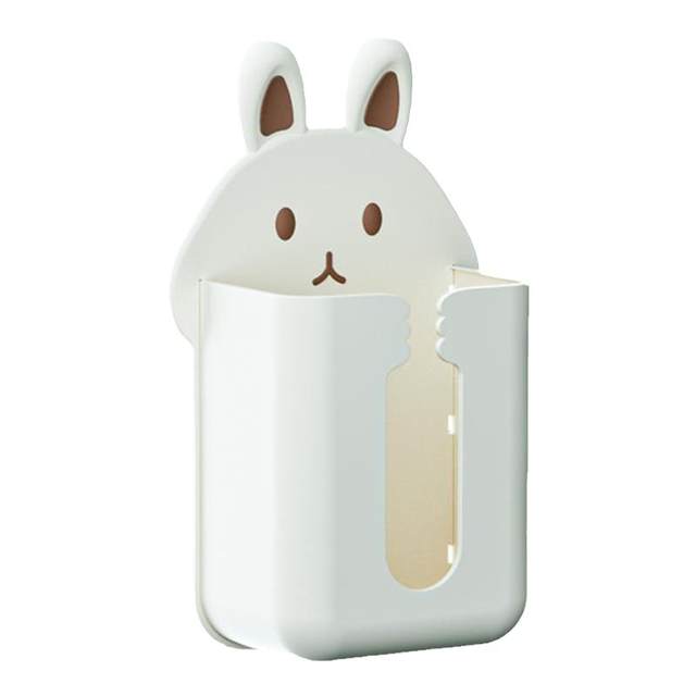 Cute tissue box without punching paper bin storage tube