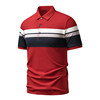 Dad's new summer striped short-sleeved T-shirt