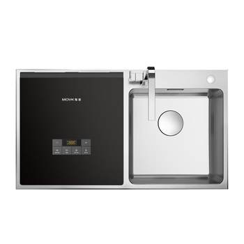 Each sink dishwasher 19 dishes ultra-fine steam washing