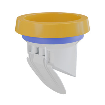 Submarine butter toilet flange anti-odor and anti-return water