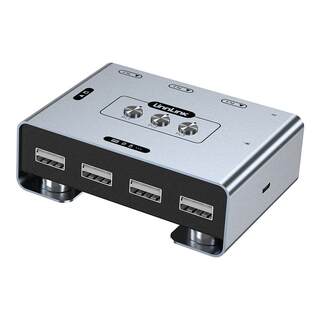 Youlian kvm switch hdmi three-in and one-out set of keyboard and mouse control three computers 2 dual hosts share one monitor 4k with multi-usb sharing synchronous distribution screen cutter