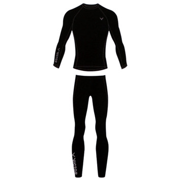 Authentic Victor Victory Children's Compression Clothing Set Sports Base Layer Badminton Autumn and Winter Training Clothing Tp-42045