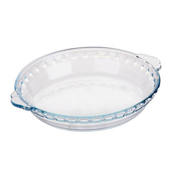 New heat-resistant glass plate transparent double ears