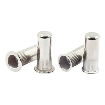 304/316 flat head size head striped blind hole pull cap