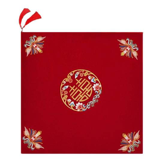 Mariée hijab rouge Xiuhe Hanfu mariage hijab rouge