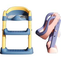 Beideli childrens toilet toilet stair-type female baby ladder frame soft cushion toilet ring baby home