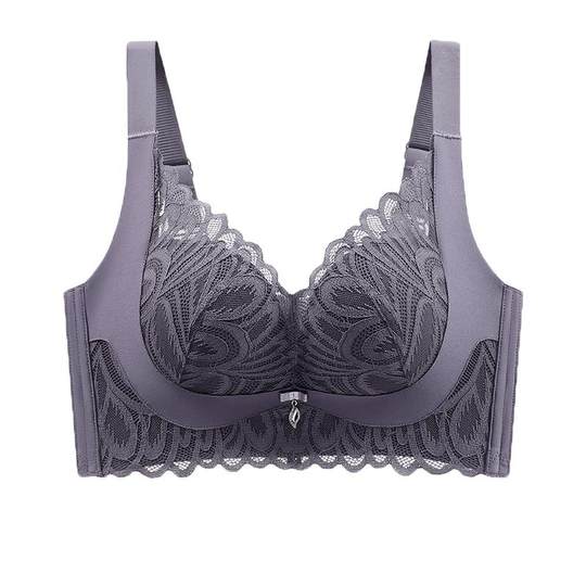 Tingmei кружевное бесшовное нижнее белье с маленькой грудью и большим бюстгальтером