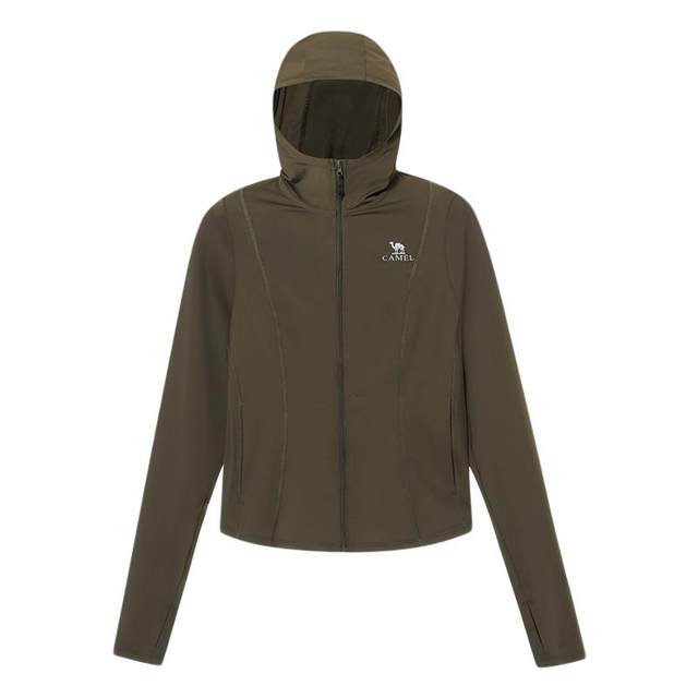 Women's slim camel sun protection clothing