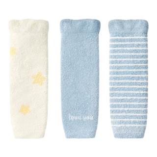 尼多熊婴儿纯棉袜套春秋抗菌腿套宝宝新生儿睡觉爬行护膝护腿长筒