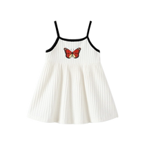 Fanhunting girls dress summer dress fashionable childrens princess dress baby suspender dress babys one-year-old dress summer