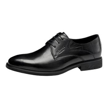 Aokang autumn and winter british genuine leather comfortable formal leather shoes