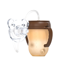 Babys own milk pacifier-style feeding bottle for newborn babies super soft anti-choking transition-proof baby drinking and feeding artifact