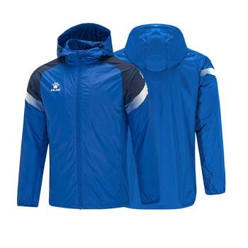 KELME Carlme wind raincoat ກິລາບານເຕະຜູ້ໃຫຍ່ການຝຶກອົບຮົມ jacket ບາດເຈັບແລະກັນຝົນແລະ windproof jacket ດູໃບໄມ້ລົ່ນແລະລະດູຫນາວ