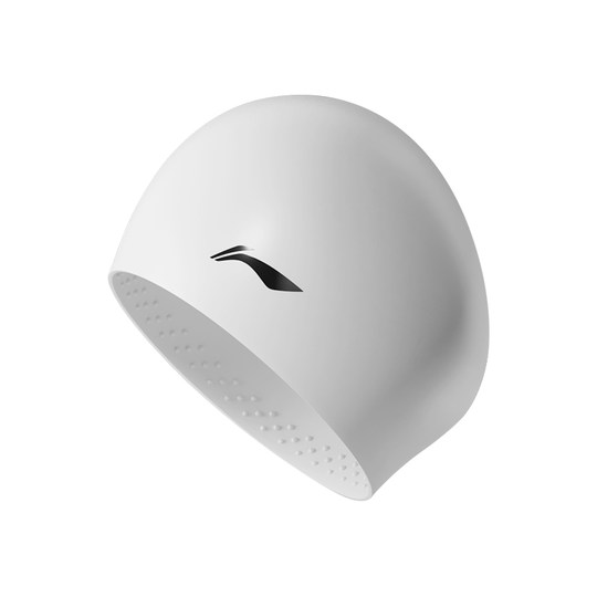 李宁泳帽女款长发加大硅胶泳帽防水不勒头大头围成人女专业游泳帽