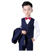 Romon Boys Suit Suit Childrens Dress Piano Performance Costume 2024 New Catwalk Korean Style Daily Flower Girl Costume