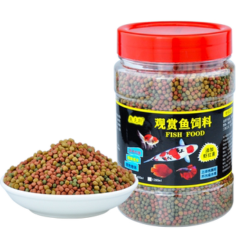 Goldfish koi ປາອາຫານທີ່ເລື່ອນໄດ້ pellet ອາຫານທາດໂປຼຕີນສູງທີ່ບໍ່ມີນ້ໍາ turbid ຂະຫນາດນ້ອຍປາປະດັບໃນຄົວເຮືອນອາຫານປາພິເສດ